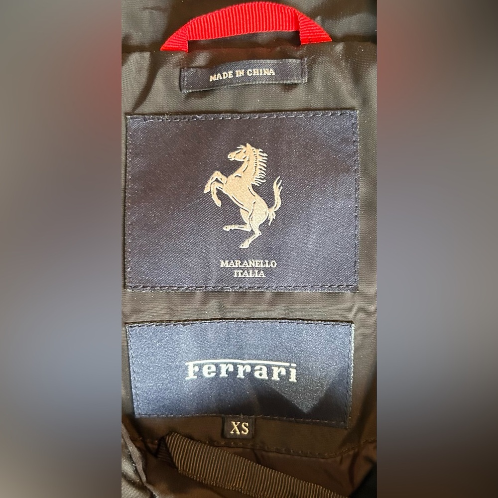 Ferrari Black Trench Coat - Picture 13 of 14